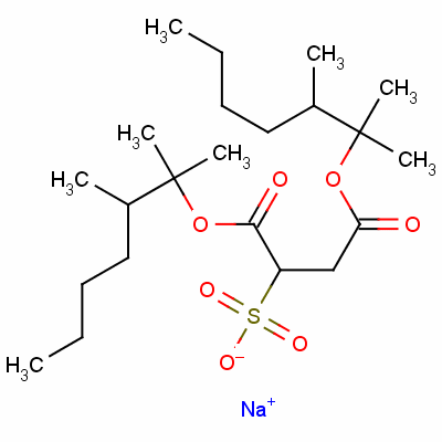 Sodium 1,4-bis(trimethylhexyl) sulphonatosuccinateStructure,61211-10-7Structure Sodium 1,4-bis(trimethylhexyl) sulphonatosuccinate Structure,61211-10-7Structure