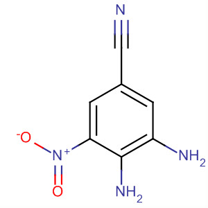 3,4-Diamino-5-nitrobenzonitrileStructure,61313-42-6Structure 3,4-Diamino-5-nitrobenzonitrile Structure,61313-42-6Structure