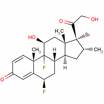 17-Bromo-6beta,9-difluoro-11beta,21-dihydroxy-16alpha-methylpregna-1,4-diene-3,20-dioneStructure,61339-37-5Structure 17-Bromo-6beta,9-difluoro-11beta,21-dihydroxy-16alpha-methylpregna-1,4-diene-3,20-dione Structure,61339-37-5Structure