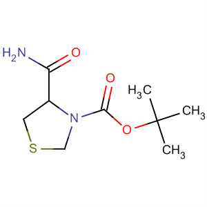 (R)-4-氨基甲酰噻唑烷-3-羧酸叔丁酯結(jié)構(gòu)式_61434-85-3結(jié)構(gòu)式