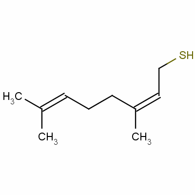 (Z)-3,7-dimethylocta-2,6-diene-1-thiolStructure,61758-03-0Structure (Z)-3,7-dimethylocta-2,6-diene-1-thiol Structure,61758-03-0Structure