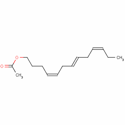 (Z,e,z)-trideca-4,7,10-trien-1-yl acetate Structure,61810-56-8Structure