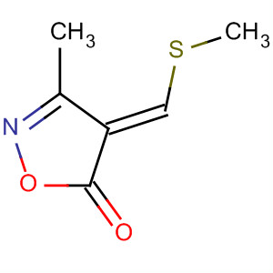 (E)-(9CI)-3-甲基-4-[(甲基硫代)亞甲基]-5(4H)-異噁唑酮結(jié)構(gòu)式_61861-35-6結(jié)構(gòu)式