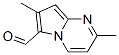 (9CI)-2,7-二甲基吡咯并[1,2-a]嘧啶-6-羧醛結(jié)構(gòu)式_61900-77-4結(jié)構(gòu)式