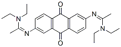 N,N-[(9,10-二氫-9,10-二氧代蒽)-2,6-二基]雙[N,N-二乙基乙脒]結構式_61907-23-1結構式