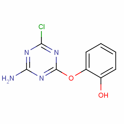 2-[(4-氨基-6-氯-1,3,5-噻嗪-2-基)氧基]苯酚結(jié)構(gòu)式_61909-29-3結(jié)構(gòu)式