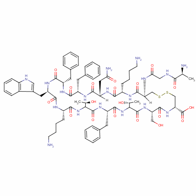 (D-trp8,d-cys14)-somatostatin-14Structure,61950-59-2Structure (D-trp8,d-cys14)-somatostatin-14 Structure,61950-59-2Structure