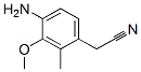 Benzeneacetonitrile, 4-amino-3-methoxy-2-methyl-(9ci)Structure,620604-58-2Structure Benzeneacetonitrile, 4-amino-3-methoxy-2-methyl-(9ci) Structure,620604-58-2Structure
