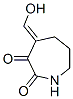 1H-azepine-2,3-dione, tetrahydro-4-(hydroxymethylene)- (9ci)Structure,62205-90-7Structure 1H-azepine-2,3-dione, tetrahydro-4-(hydroxymethylene)- (9ci) Structure,62205-90-7Structure