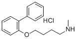 N-methyl-n-(4-(2-biphenylyloxy)butyl)amine hydrochlorideStructure,62232-79-5Structure N-methyl-n-(4-(2-biphenylyloxy)butyl)amine hydrochloride Structure,62232-79-5Structure