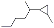 1-Methyl-2-(1-methylpentyl)cyclopropaneStructure,62238-06-6Structure 1-Methyl-2-(1-methylpentyl)cyclopropane Structure,62238-06-6Structure
