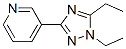Pyridine, 3-(1,5-diethyl-1h-1,2,4-triazol-3-yl)-(9ci)Structure,622403-82-1Structure Pyridine, 3-(1,5-diethyl-1h-1,2,4-triazol-3-yl)-(9ci) Structure,622403-82-1Structure