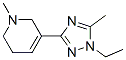Pyridine, 3-(1-ethyl-5-methyl-1h-1,2,4-triazol-3-yl)-1,2,5,6-tetrahydro-1-methyl-(9ci)Structure,622403-90-1Structure Pyridine, 3-(1-ethyl-5-methyl-1h-1,2,4-triazol-3-yl)-1,2,5,6-tetrahydro-1-methyl-(9ci) Structure,622403-90-1Structure