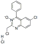 6-Chloro-2-chloromethyl-4-phenylquinazoline3-oxidehydrochlorideStructure,62299-17-6Structure 6-Chloro-2-chloromethyl-4-phenylquinazoline3-oxidehydrochloride Structure,62299-17-6Structure