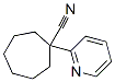 Cycloheptanecarbonitrile, 1-(2-pyridinyl)-(9ci) Structure,623569-87-9Structure