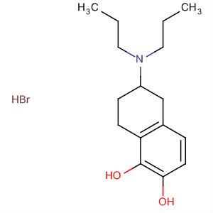 1,2-Naphthalenediol, 6-(dipropylamino)-5,6,7,8-tetrahydro-, hydrobromideStructure,62421-54-9Structure 1,2-Naphthalenediol, 6-(dipropylamino)-5,6,7,8-tetrahydro-, hydrobromide Structure,62421-54-9Structure