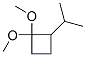 Cyclobutane, 1,1-dimethoxy-2-(1-methylethyl)-(9ci)Structure,624733-46-6Structure Cyclobutane, 1,1-dimethoxy-2-(1-methylethyl)-(9ci) Structure,624733-46-6Structure