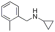 Cyclopropyl-(2-methylbenzyl)amineStructure,625435-05-4Structure Cyclopropyl-(2-methylbenzyl)amine Structure,625435-05-4Structure