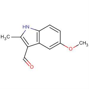 5-Methoxy-2-methyl-1h-indole-3-carbaldehydeStructure,6260-86-2Structure 5-Methoxy-2-methyl-1h-indole-3-carbaldehyde Structure,6260-86-2Structure