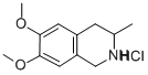 1,2,3,4-Tetrahydro-6,7-Dimethoxy-3-MethylisoquinolinehydrochlorideStructure,6266-97-3Structure 1,2,3,4-Tetrahydro-6,7-Dimethoxy-3-Methylisoquinolinehydrochloride Structure,6266-97-3Structure