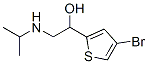 1-(4-Bromo-2-thienyl)-2-isopropylaminoethanolStructure,62673-55-6Structure 1-(4-Bromo-2-thienyl)-2-isopropylaminoethanol Structure,62673-55-6Structure