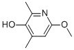 3-Pyridinol, 6-methoxy-2,4-dimethyl-(9ci)Structure,627098-09-3Structure 3-Pyridinol, 6-methoxy-2,4-dimethyl-(9ci) Structure,627098-09-3Structure