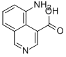 4-Isoquinolinecarboxylicacid,5-amino-(9ci)Structure,62781-93-5Structure 4-Isoquinolinecarboxylicacid,5-amino-(9ci) Structure,62781-93-5Structure
