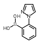 2-吡唑-1-苯硼酸結(jié)構式_628692-18-2結(jié)構式