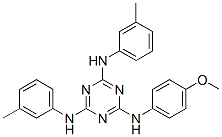 N2-(4-methoxyphenyl)-n4,n6-di-m-tolyl-1,3,5-triazine-2,4,6-triamineStructure,628725-21-3Structure N2-(4-methoxyphenyl)-n4,n6-di-m-tolyl-1,3,5-triazine-2,4,6-triamine Structure,628725-21-3Structure