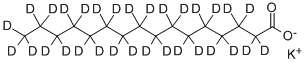 Potassium hexadecanoate-d31Structure,63074-47-5Structure Potassium hexadecanoate-d31 Structure,63074-47-5Structure