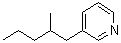 3-(2-甲基戊基)-吡啶結(jié)構(gòu)式_6311-93-9結(jié)構(gòu)式