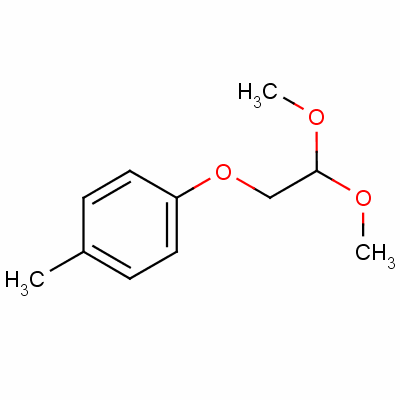 Benzene, 1-(2,2-dimethoxyethoxy)-4-methyl-Structure,6324-78-3Structure Benzene, 1-(2,2-dimethoxyethoxy)-4-methyl- Structure,6324-78-3Structure