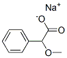 α-Methoxyphenylacetic Acid Sodium Salt Structure,63450-88-4Structure