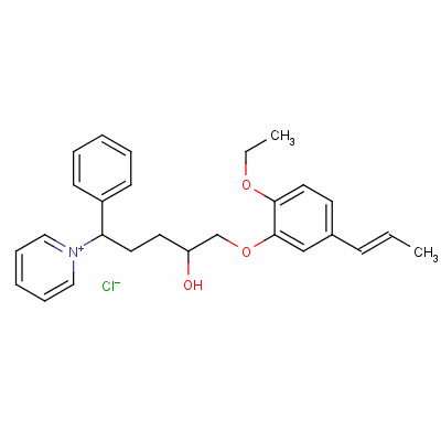 (E)-(二苯基甲基)[3-(2-乙氧基-5-丙烯基-1-苯氧基)-2-羥基丙基]氯化銨結(jié)構(gòu)式_63476-94-8結(jié)構(gòu)式