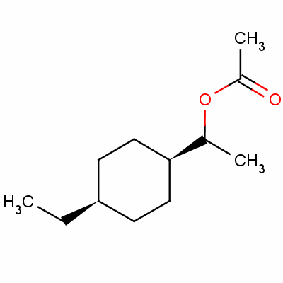 Cis-1-(4-ethylcyclohexyl)ethyl acetateStructure,63573-95-5Structure Cis-1-(4-ethylcyclohexyl)ethyl acetate Structure,63573-95-5Structure
