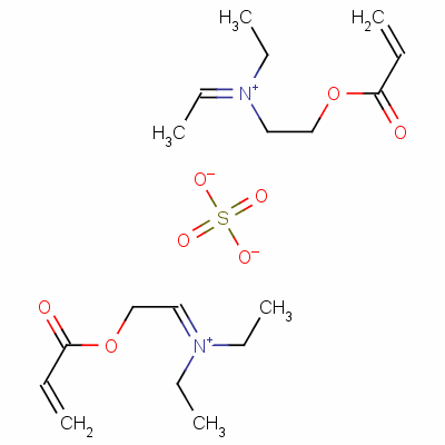 二((2-(丙烯酰氧基)乙基)二乙基銨)硫酸鹽結(jié)構(gòu)式_63623-23-4結(jié)構(gòu)式