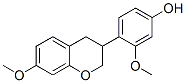 4-(3,4-Dihydro-7-methoxy-2h-1-benzopyran-3-yl)-3-methoxyphenolStructure,63631-41-4Structure 4-(3,4-Dihydro-7-methoxy-2h-1-benzopyran-3-yl)-3-methoxyphenol Structure,63631-41-4Structure
