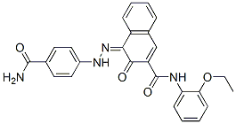 (4Z)-4-[(4-氨基甲酰苯基)亞肼基]-N-(2-乙氧基苯基)-3-氧代-萘-2-甲酰胺結(jié)構(gòu)式_63661-01-8結(jié)構(gòu)式