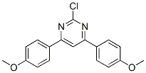 2-Chloro-4,6-bis(4-methoxyphenyl)pyrimidineStructure,63673-72-3Structure 2-Chloro-4,6-bis(4-methoxyphenyl)pyrimidine Structure,63673-72-3Structure