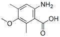 Benzoic acid, 6-amino-3-methoxy-2,4-dimethyl-(9ci)Structure,637347-87-6Structure Benzoic acid, 6-amino-3-methoxy-2,4-dimethyl-(9ci) Structure,637347-87-6Structure
