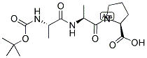 N-{[(2-甲基-2-丙基)氧基]羰基}-L-丙氨酰-L-丙氨酰-L-脯氨酸結(jié)構(gòu)式_63769-98-2結(jié)構(gòu)式
