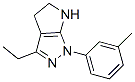(9CI)-3-乙基-1,4,5,6-四氫-1-(3-甲基苯基)-吡咯并[2,3-c]吡唑結構式_638131-68-7結構式