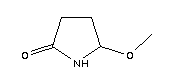 5-甲氧基-2-吡咯烷酮結(jié)構(gòu)式_63853-74-7結(jié)構(gòu)式