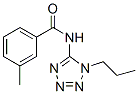 Benzamide, 3-methyl-n-(1-propyl-1h-tetrazol-5-yl)-(9ci)Structure,639047-17-9Structure Benzamide, 3-methyl-n-(1-propyl-1h-tetrazol-5-yl)-(9ci) Structure,639047-17-9Structure