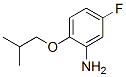 Benzenamine, 5-fluoro-2-(2-methylpropoxy)-(9ci)Structure,640768-04-3Structure Benzenamine, 5-fluoro-2-(2-methylpropoxy)-(9ci) Structure,640768-04-3Structure