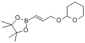 Trans-3-(tetrahydropyran-2-yloxy)propen-1-ylboronic acid, pinacol esterStructure,642066-70-4Structure Trans-3-(tetrahydropyran-2-yloxy)propen-1-ylboronic acid, pinacol ester Structure,642066-70-4Structure