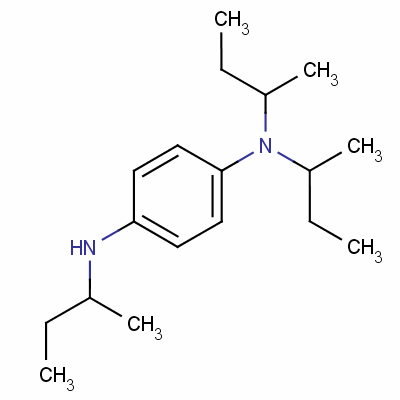 N,n,n-tris(1-methylpropyl)benzene-1,4-diamineStructure,64381-97-1Structure N,n,n-tris(1-methylpropyl)benzene-1,4-diamine Structure,64381-97-1Structure