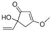 5-Hydroxy-3-methoxy-5-vinyl-2-cyclopenten-1-oneStructure,64407-65-4Structure 5-Hydroxy-3-methoxy-5-vinyl-2-cyclopenten-1-one Structure,64407-65-4Structure