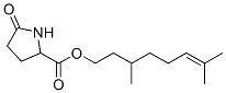 3,7-Dimethyloct-6-enyl 5-oxo-dl-prolinateStructure,64431-70-5Structure 3,7-Dimethyloct-6-enyl 5-oxo-dl-prolinate Structure,64431-70-5Structure