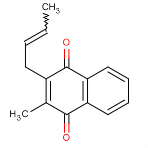 2-(2-Butenyl)-3-methyl-1,4-naphthalenedioneStructure,64449-34-9Structure 2-(2-Butenyl)-3-methyl-1,4-naphthalenedione Structure,64449-34-9Structure